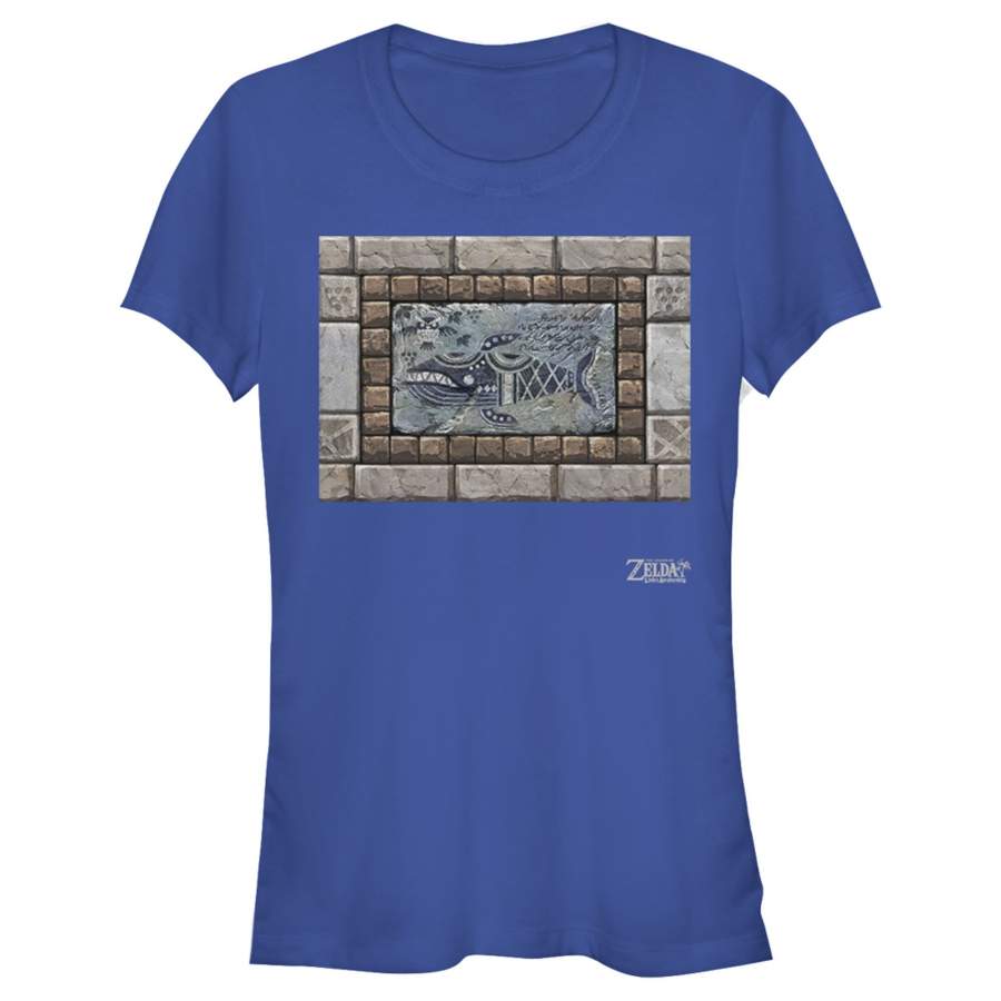 Nintendo Junior’s Legend of Zelda Link’s Awakening Whale Stone Tablet  T Shirt