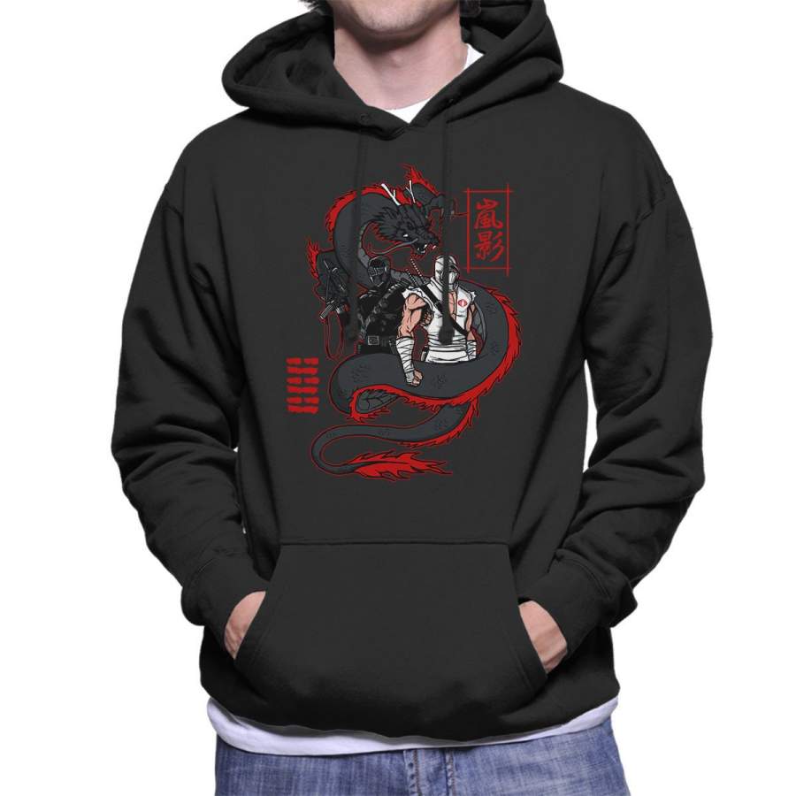 Arashikage Clan Storm Shadow Snake Eyes GI Dragon Joe Men’s Hooded Sweatshirt