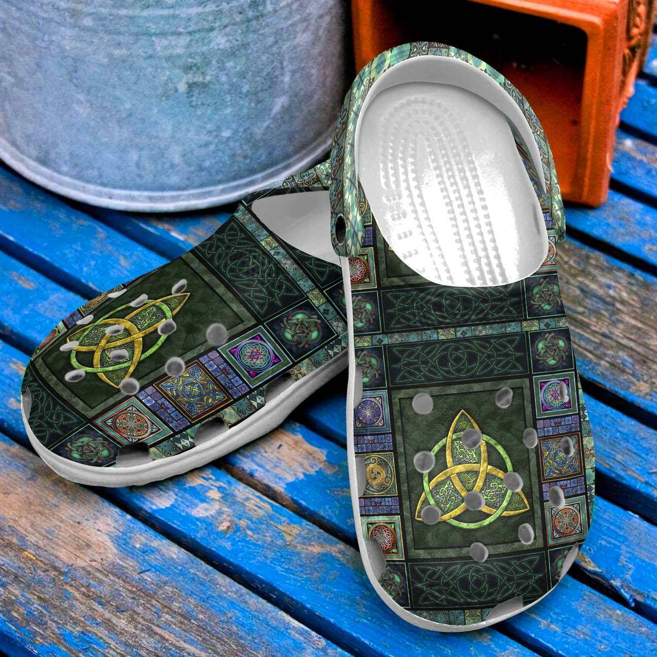 Irish Personalized Clog, Custom Name, Text, Color, Number Fashion Style For Women, Men, Kid, Print 3D Irish Pride