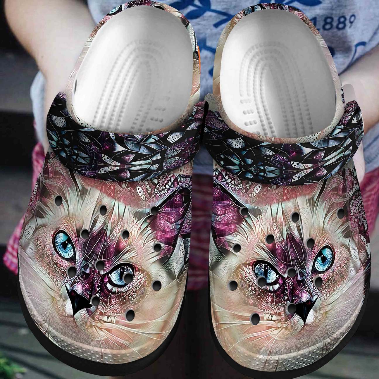 Cat Personalized Clog, Custom Name, Text, Color, Number Fashion Style For Women, Men, Kid, Print 3D Beautiful Cat