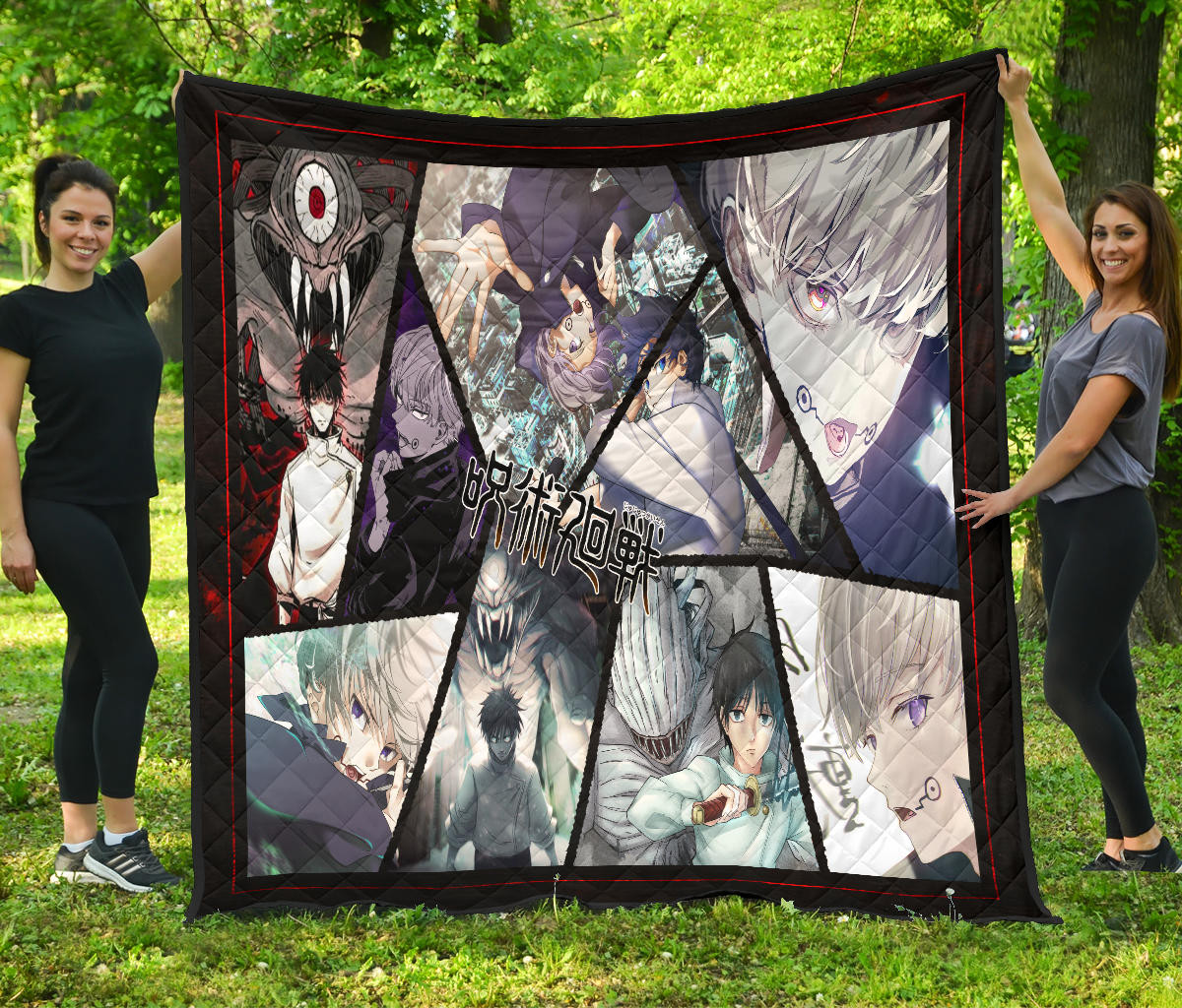 Toge Inumaki And Junpei Yoshino Jujutsu Kaisen Premium Quilt Blanket Anime Home Decor Custom For Fans Na052503