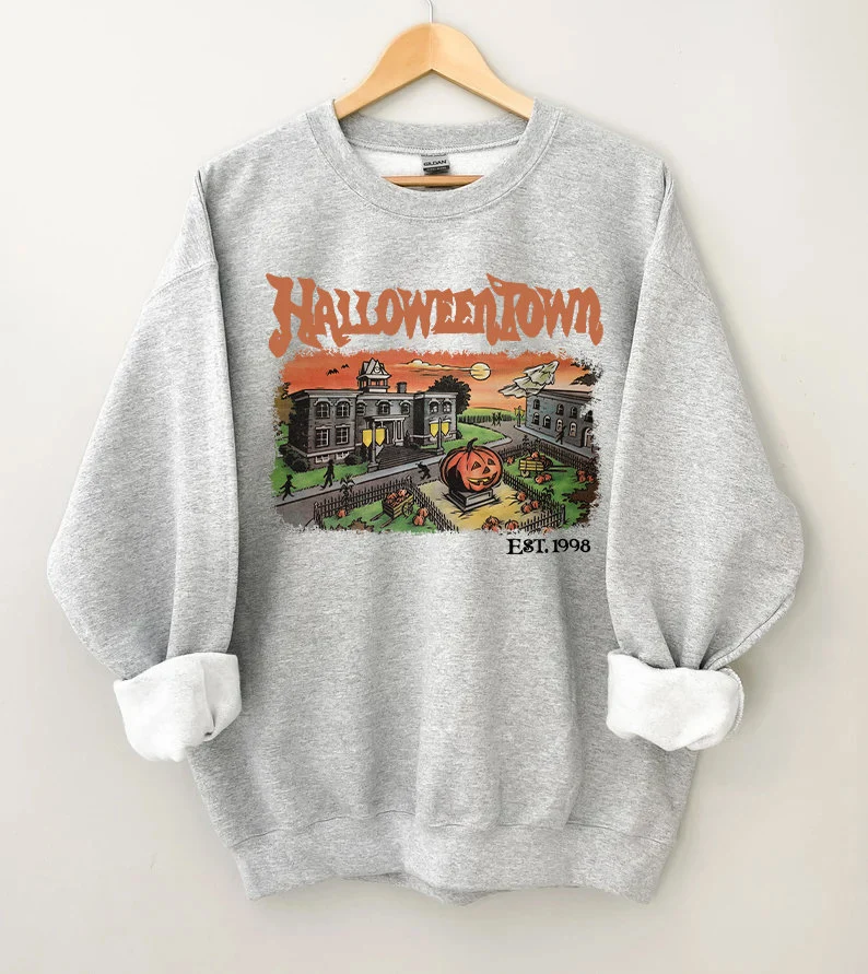 Women Halloween Town 1998 Sweatshirt