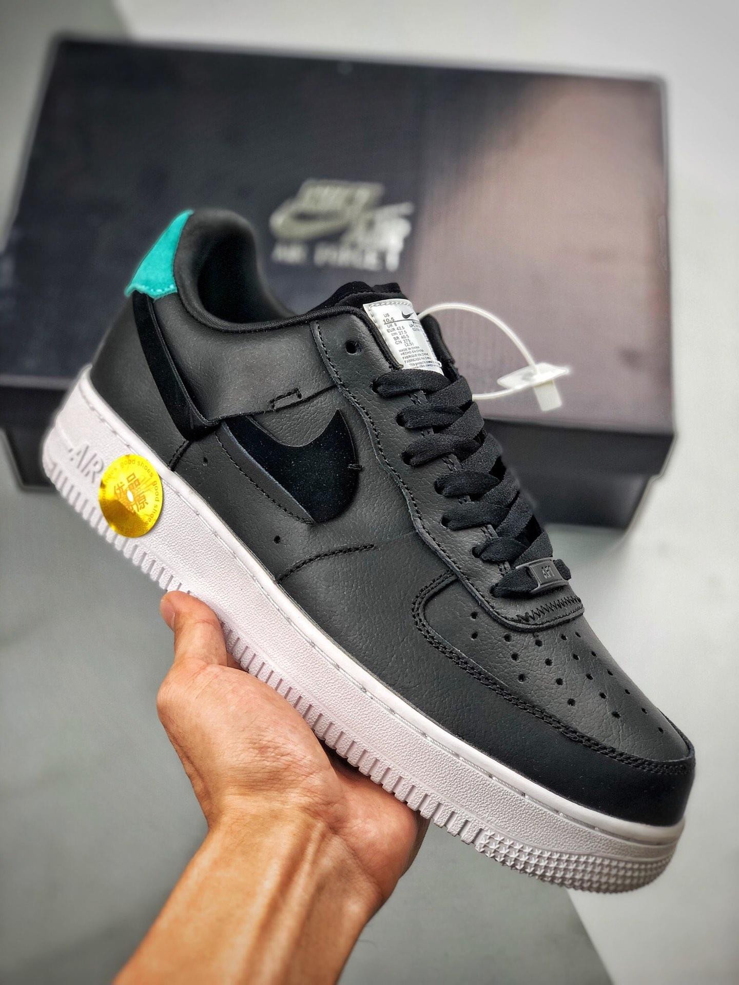 Nike Air Force 1 Vandalized Black 898889-014 5339972