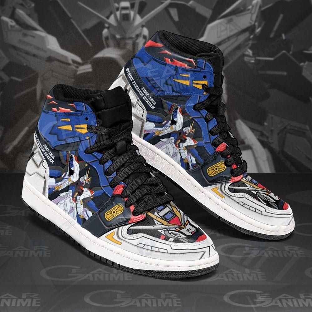 Gundam Sneakers Zgmf-X20A Strike Freedom Gundam Shoes Air Jordan 13 Shoes Hajd2403279