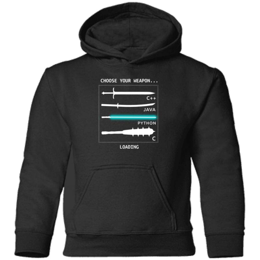 AGR unny Computer Science Shirt-Java C++ Python C Programmer Weapons for Women Men Toddler Pullover Hoodie