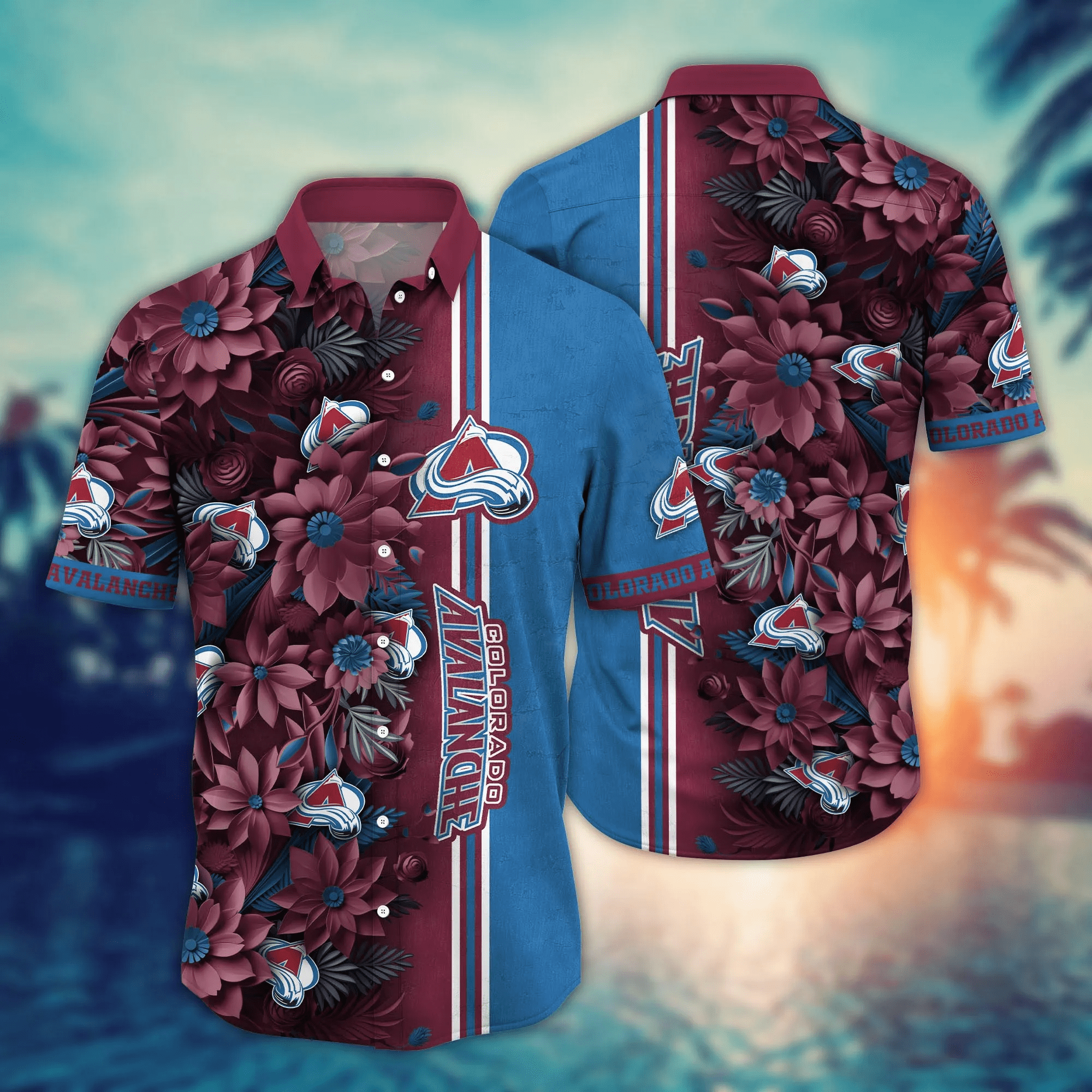 Colorado Avalanche Nhl Hawaiian Shirt Custom Picnics Aloha Shirt