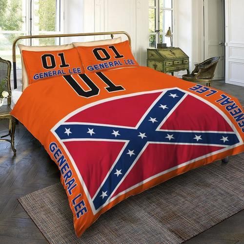 General Lee The Dukes Of Hazzard Dodge Charger 3D CustomizeBedding Set Duvet Cover Set Bedroom Set