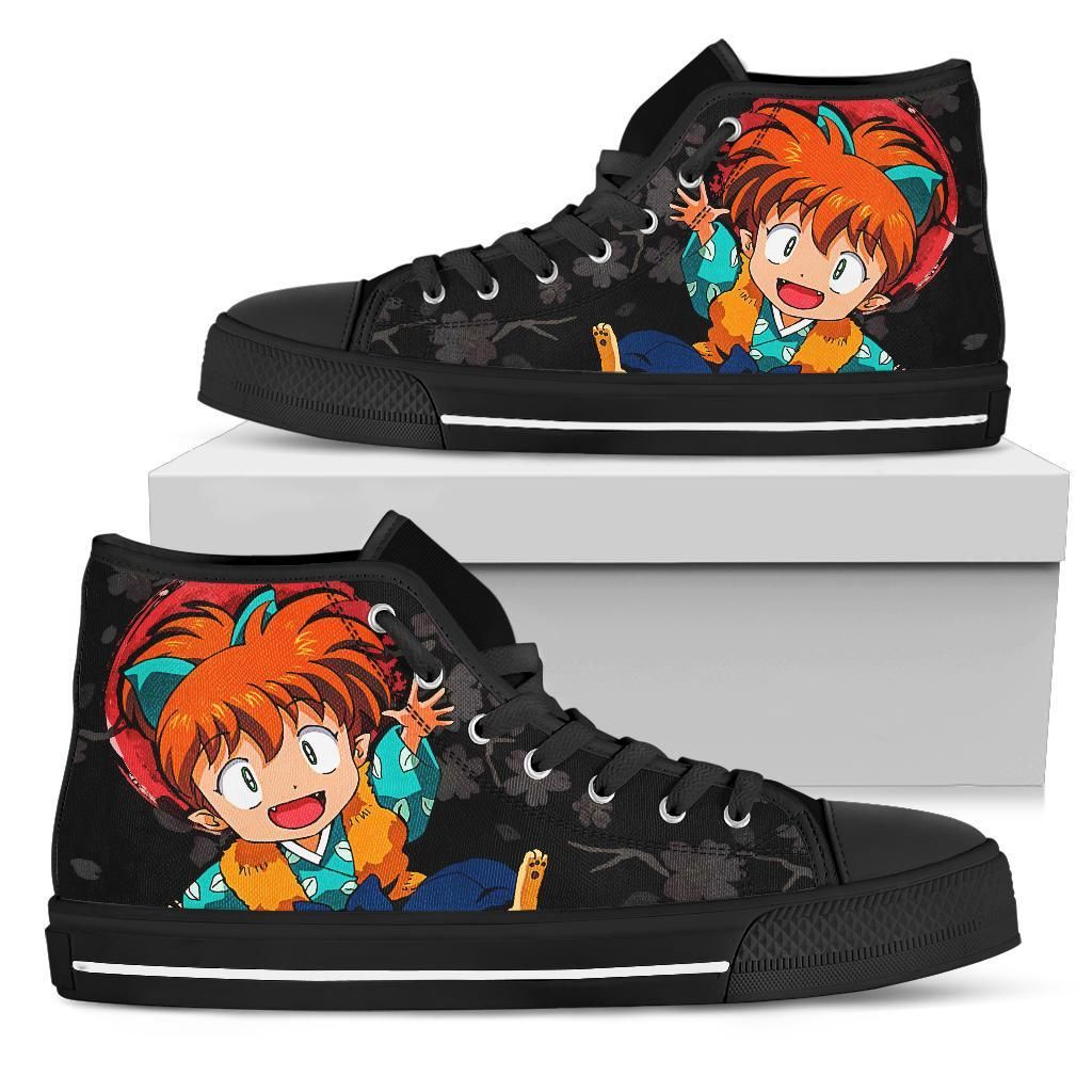 Shippo Inuyasha Sneakers Anime High Top Shoes High Top Shoes Va95 Animood Collections