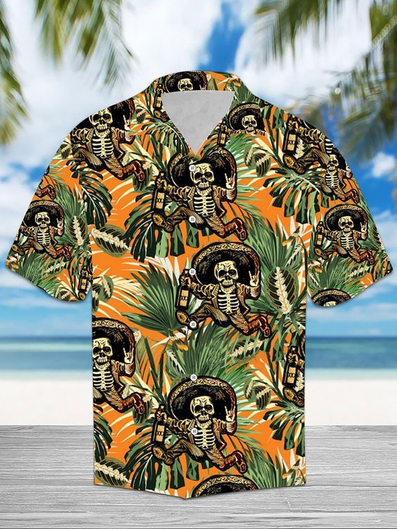 Skull Hawaii Shirt Ha86835