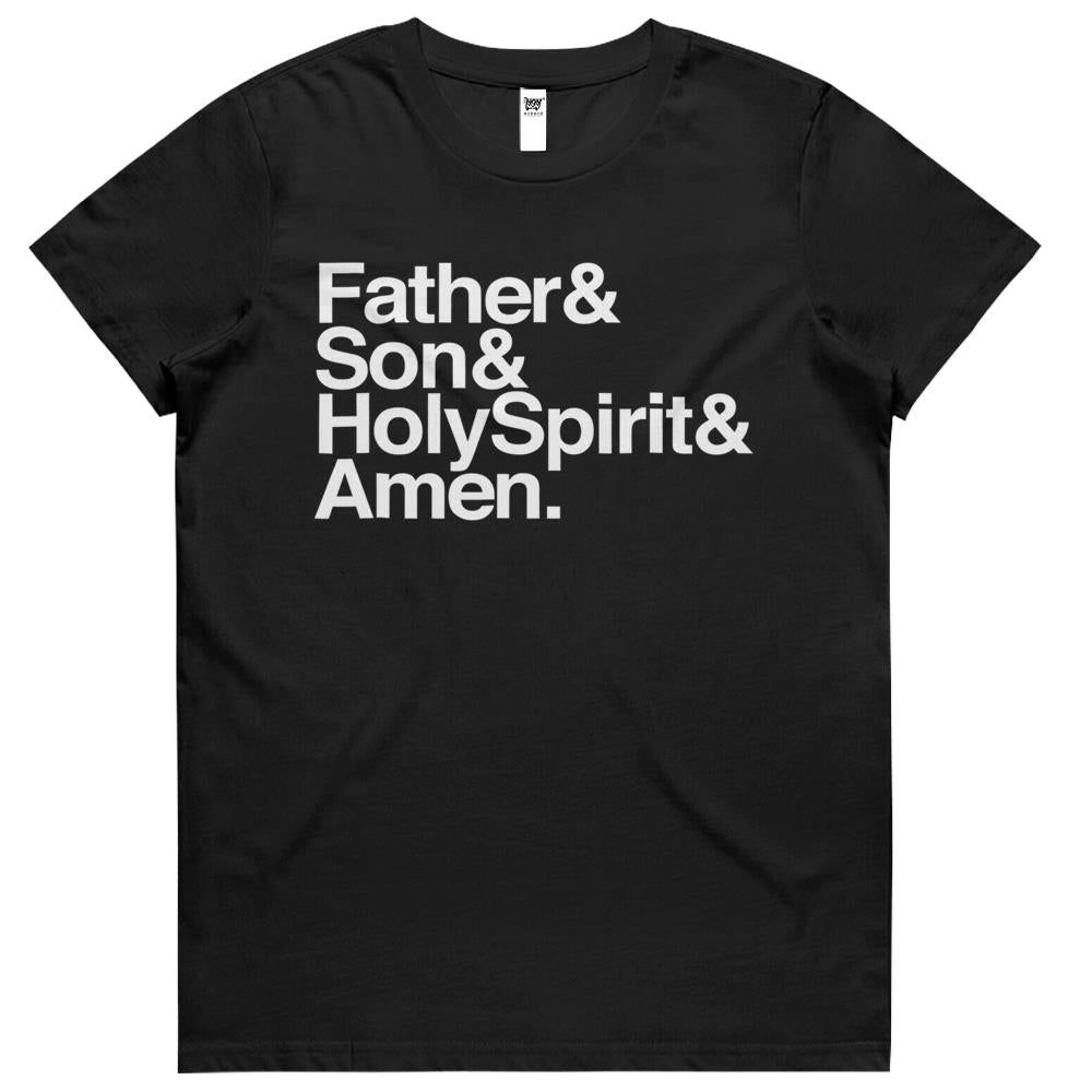 christian-theme-father-son-holy-spirit-amen-s-womens-tshirts