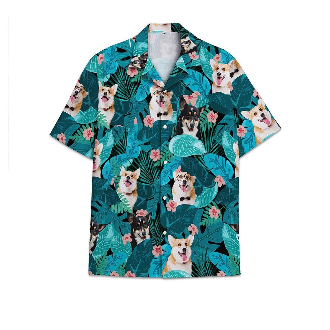 Aloha Hawaii Shirt Pet Combination Print Made In Summer Beach Shirts 17 Ha108355