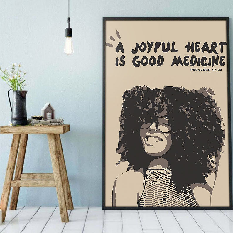 Black African American Canvas Art Adorable African American Black Art Poster Black Woman African Man Artistic Wall Art Home Decor