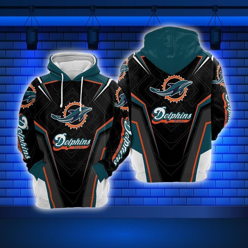 Miami Dolphins 41 Gift For Fan 3D T Shirt Sweater Zip Hoodie Bomber Jacket