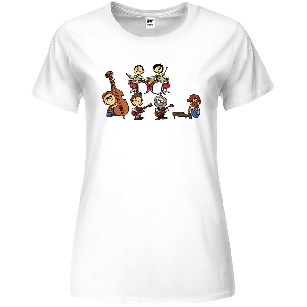 Peanuts Meet The Dead Premium Womens T Shirts