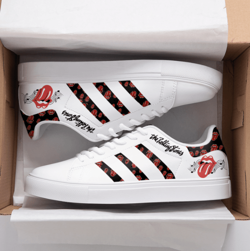 The Rolling Stones 3D Over Printed Stan Smith Shoes Ver 8