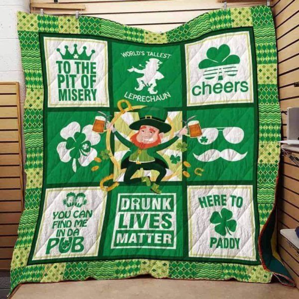 Irish St Patrick Day J0907 81o38 3D Quilt Blanket HGM3