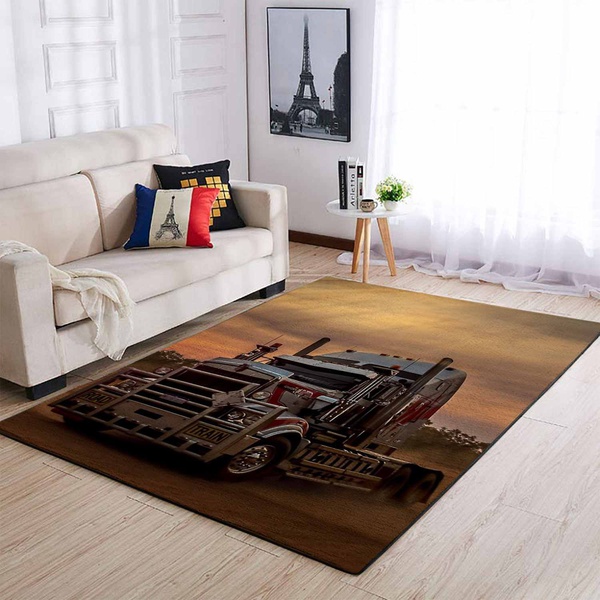 The 20 Rug Prime Mover Kenworth Truck At Sunset Rug – Chingontees