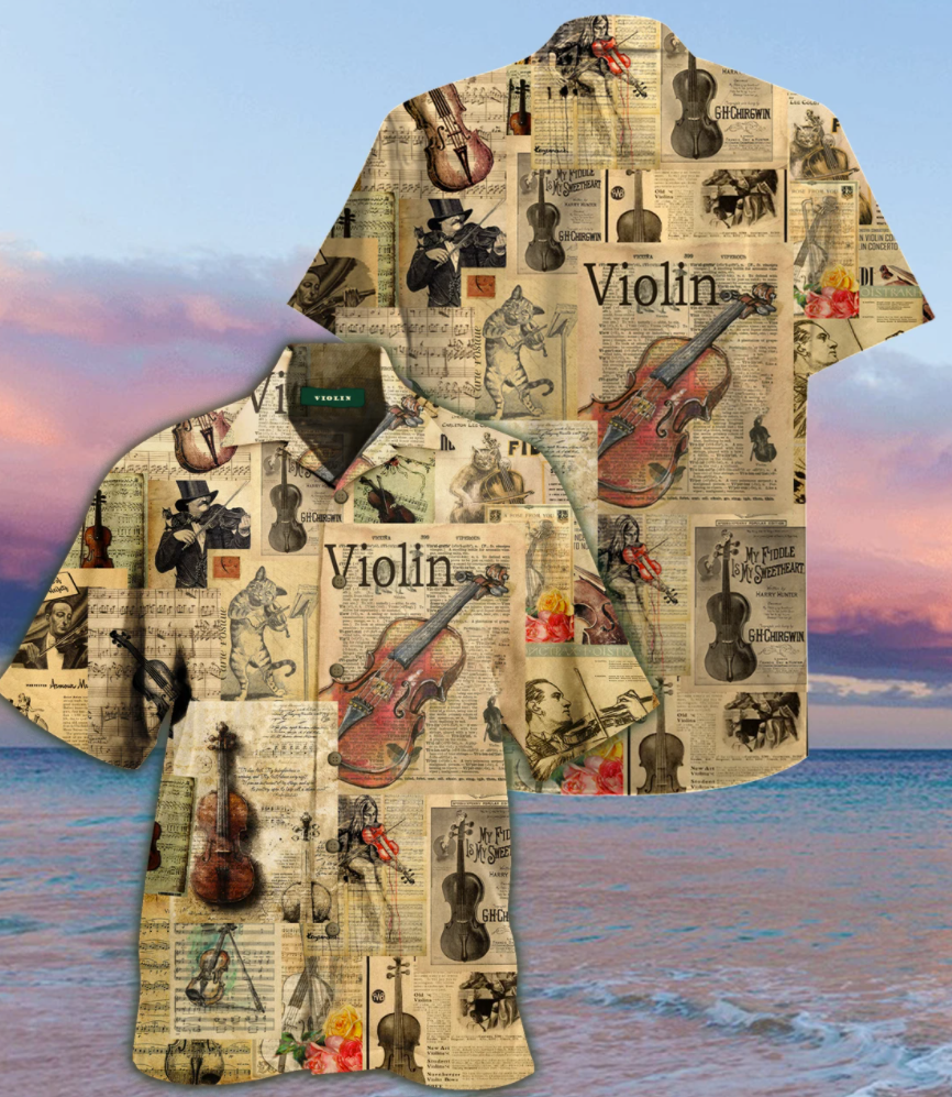 Violin Hawaii Shirt For Men Women Adult Ha99293