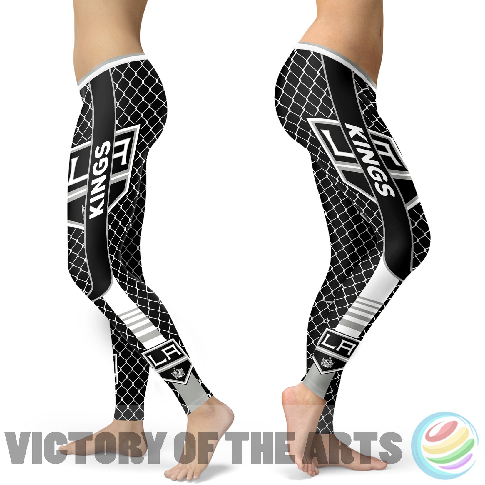 Amazing Line Circle Stylish Fashion Los Angeles Kings Leggings