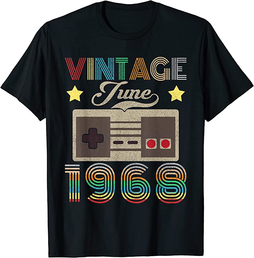 Vintage June 1968 53nd Birthday Shirt 53 Year Old T-Shirt