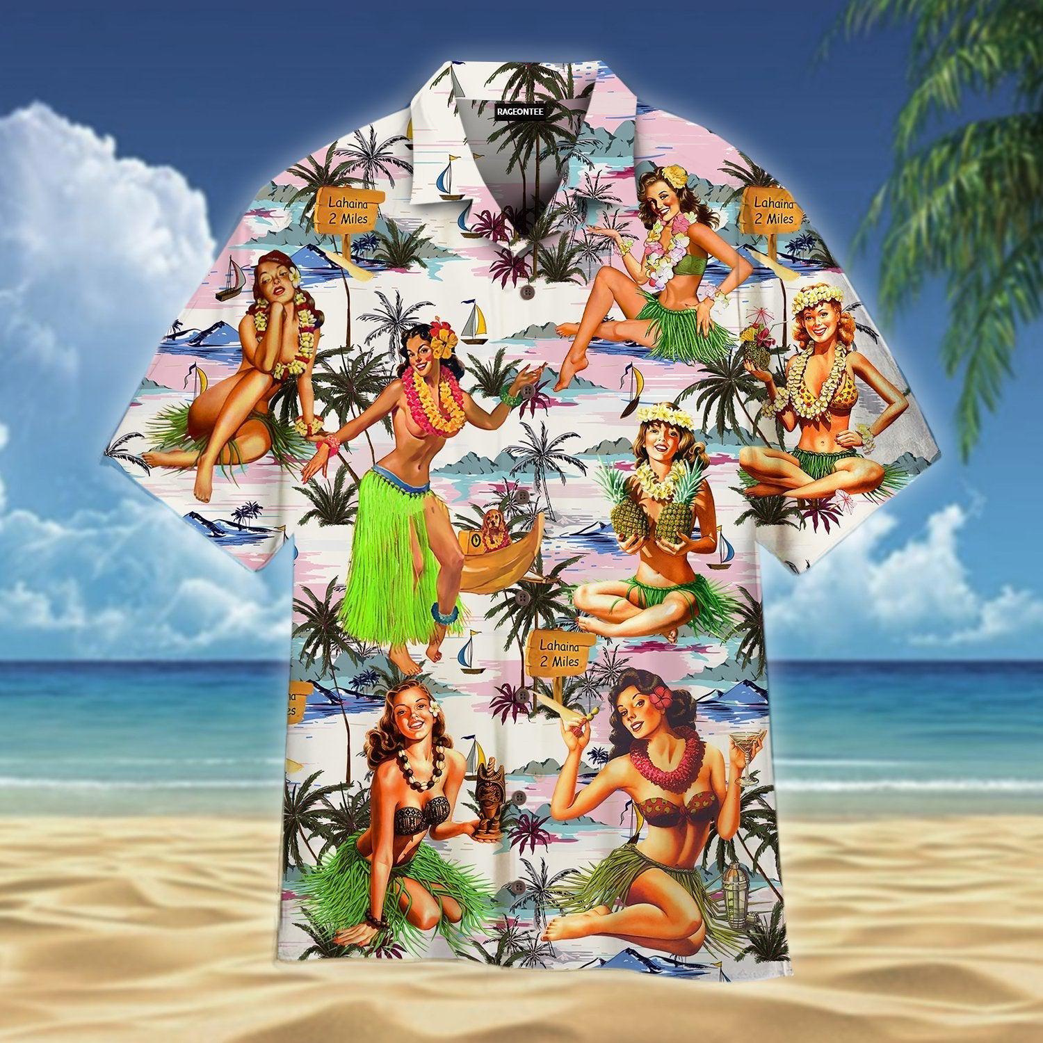 Enjoy With Hawaii Girls Hawaii Shirt For Men Women Ha93545