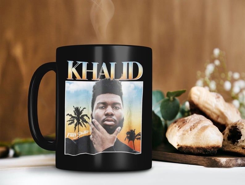 Black Mug DJ Khalid Mug Khalid Donnel Robinson Mug Rap Hip Hop Mug Retro Vintage Mug Premium Sublime Ceramic Coffee Mug H99