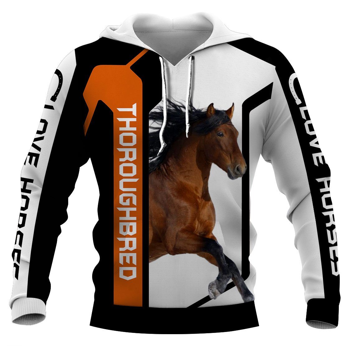 Thoroughbred Horses Limited Edition 3D Full Printing