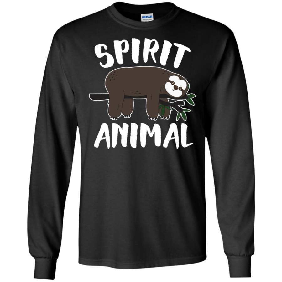 Sloth Spirit Animal – Funny Sloth LS/Hoodie/Sweatshirt