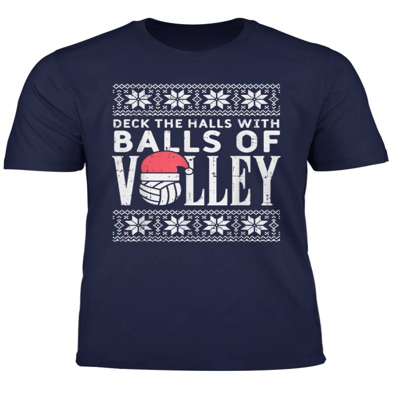 Balls Of Volley Xmas Volleyball Ugly Christmas Sweater Gift T Shirt