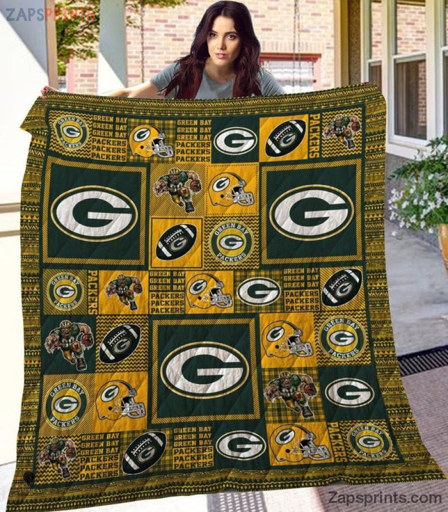 Green Bay Packers V26 3 D Printing Quilt Gift For Fan Football Lovers