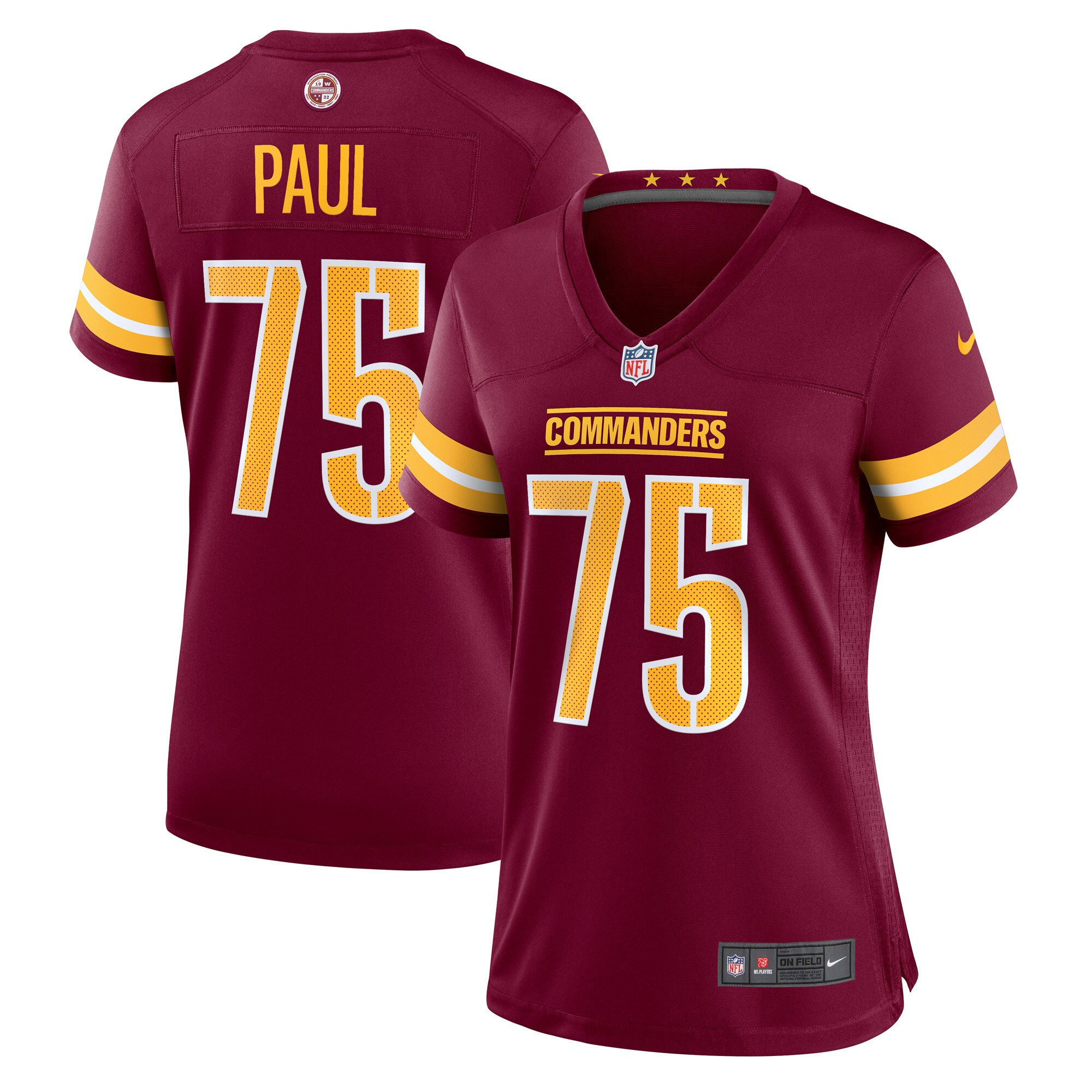 Chris Paul Washington Commanders Womens Player Game Jersey – Burgundy NFL