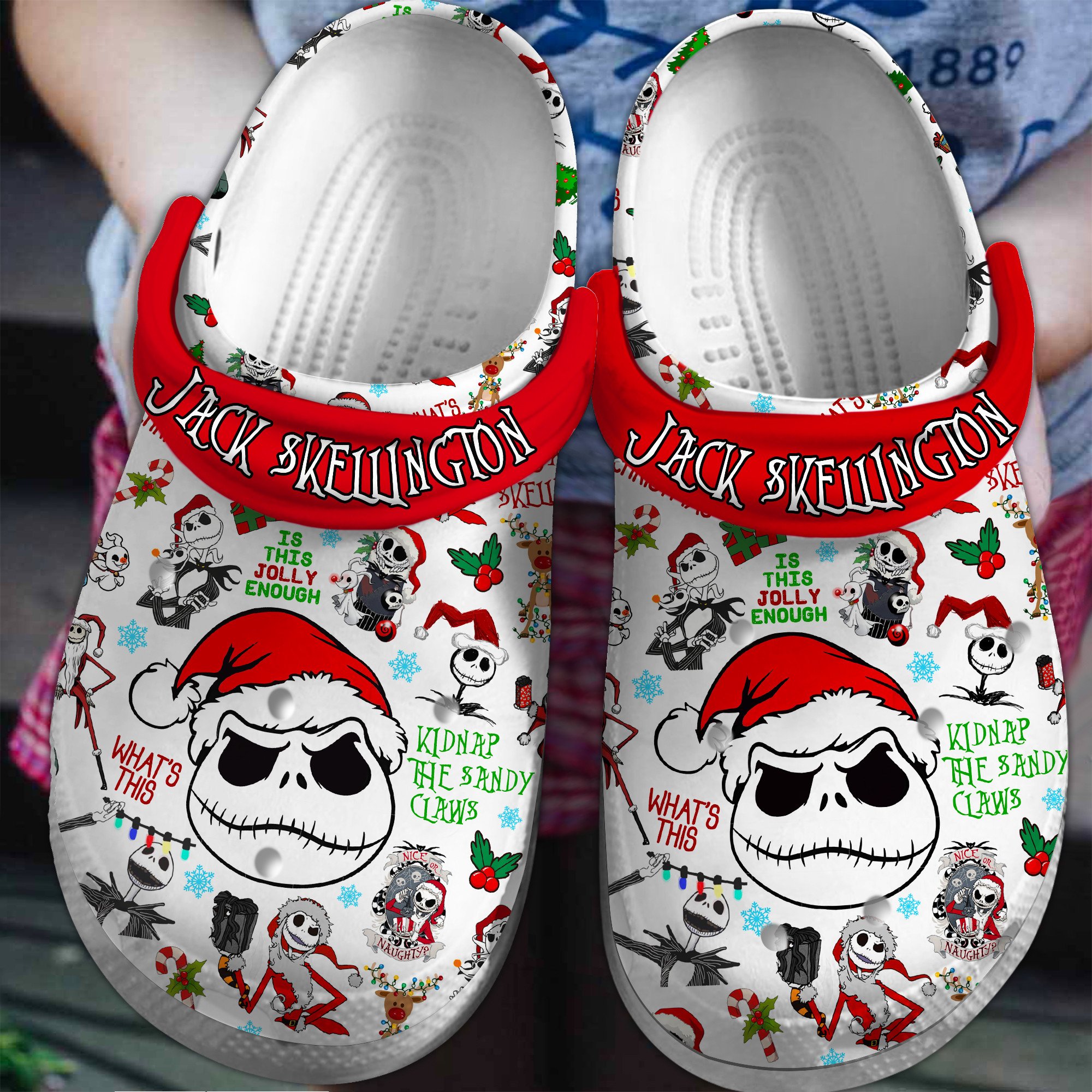 Jack Skellington Movie Crocss Clogs For Men Women And Kid Bm1411-1385
