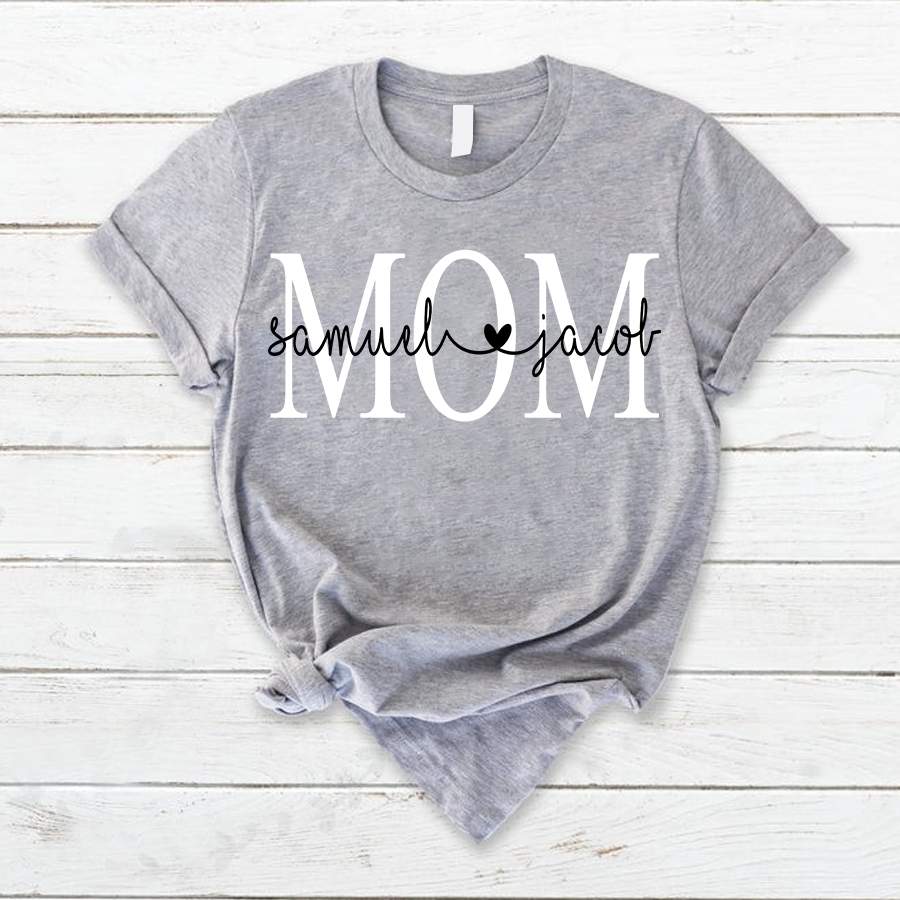 Personalized Mom Shirt, Custom Mom Shirt