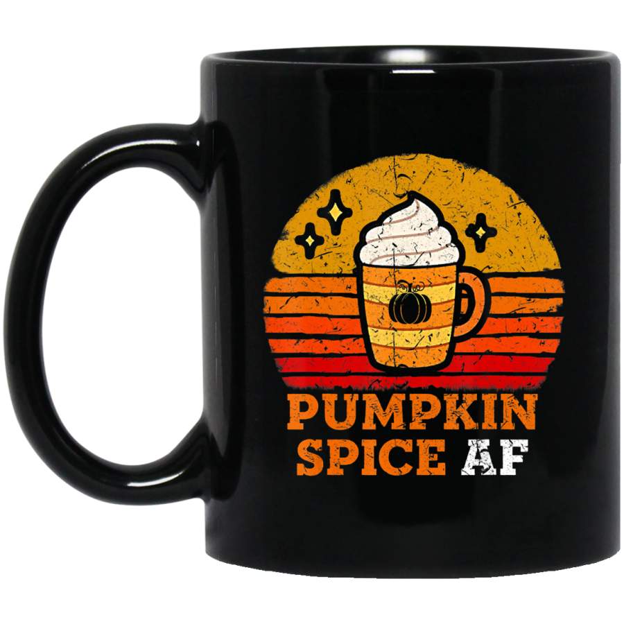 Vintage Pumpkin Spice Af  Funny Halloween Gift Boy Coffee Mug