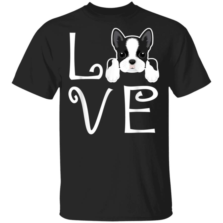 Boston Terrier Love Dog Owner Boston Terrier Puppy TShirt