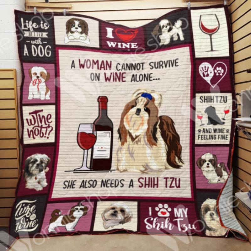 Shih Tzu Dog Blanket OCT2101 67O39