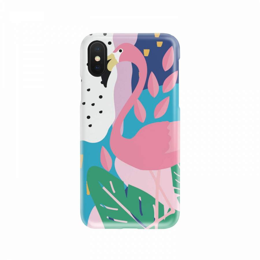 Tropical Flamingo Palm Leaves Hawaii Pattern Print Iphone Android Phone Cases Ha100753