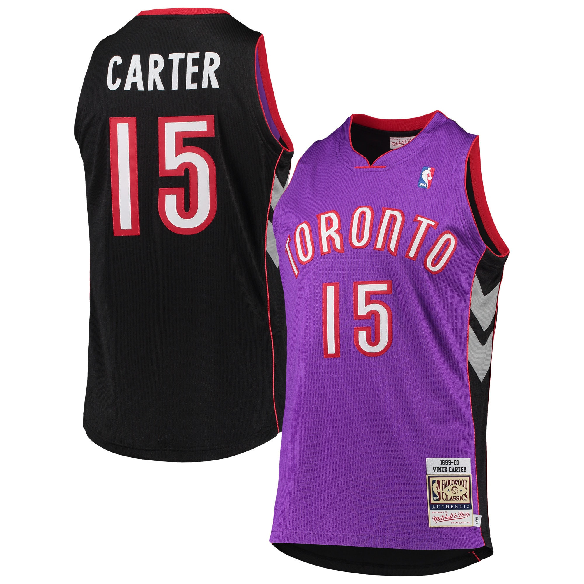 Vince Carter Toronto Raptors Mitchell & Ness 1999/2000 Hardwood Classics Authentic Jersey – Purple NBA