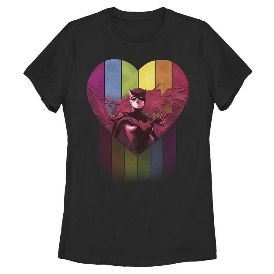 Batgirl Pride Love – DC Comics: Batman Black T-Shirt, Women’s