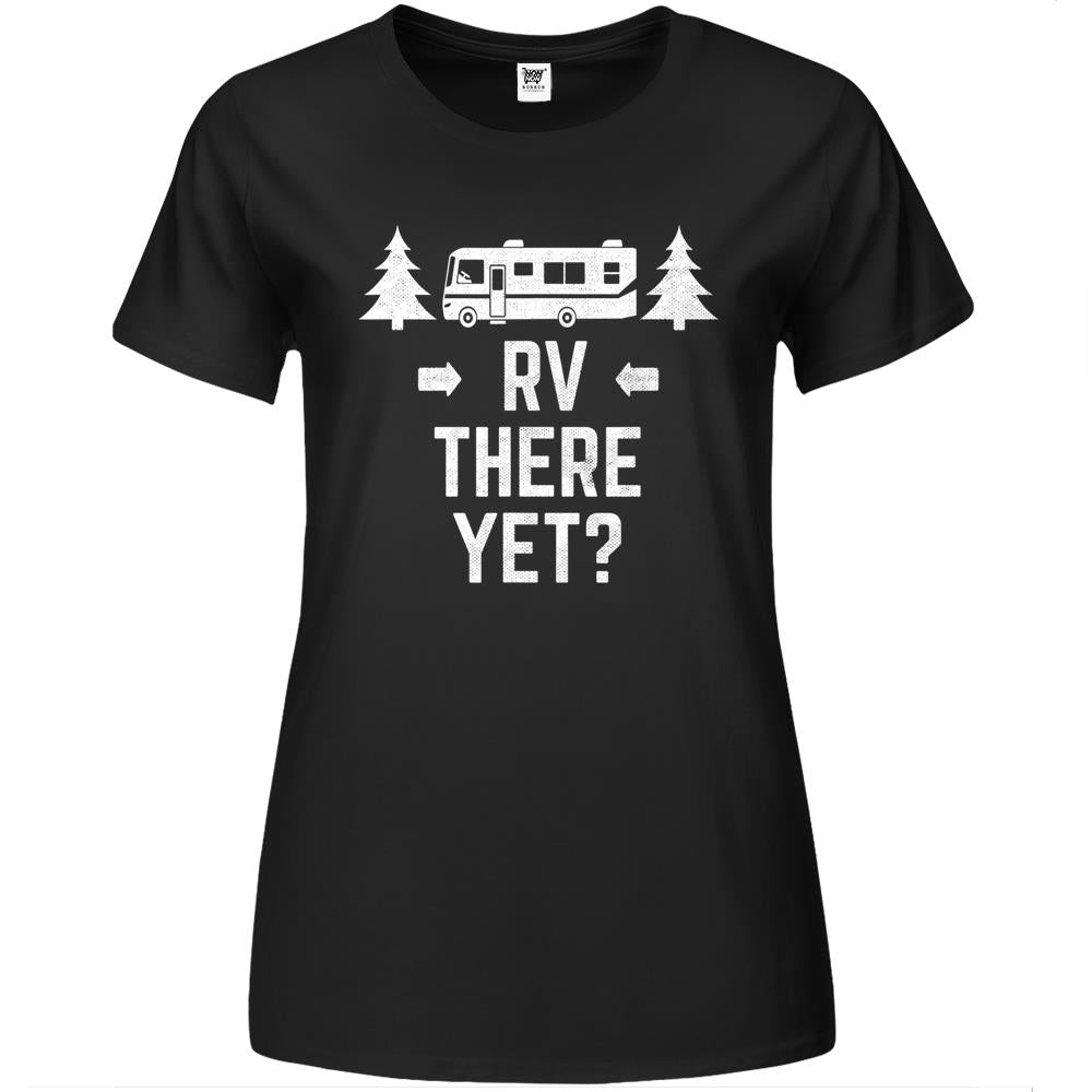 Funny Camping Rv There Yet Class A Motorhome Premium Womens Tshirts