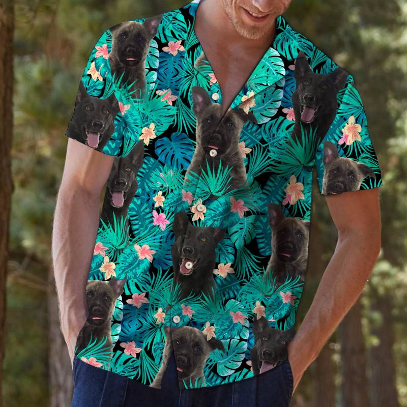 Dutch Shepherd Tropical Hawaiian Shirt Ha88220