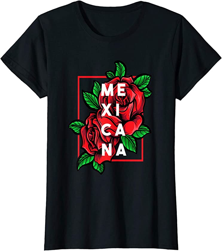 Womens Mexicana Latinx Latina Proud Gift for Mexican Girlfriend T-Shirt