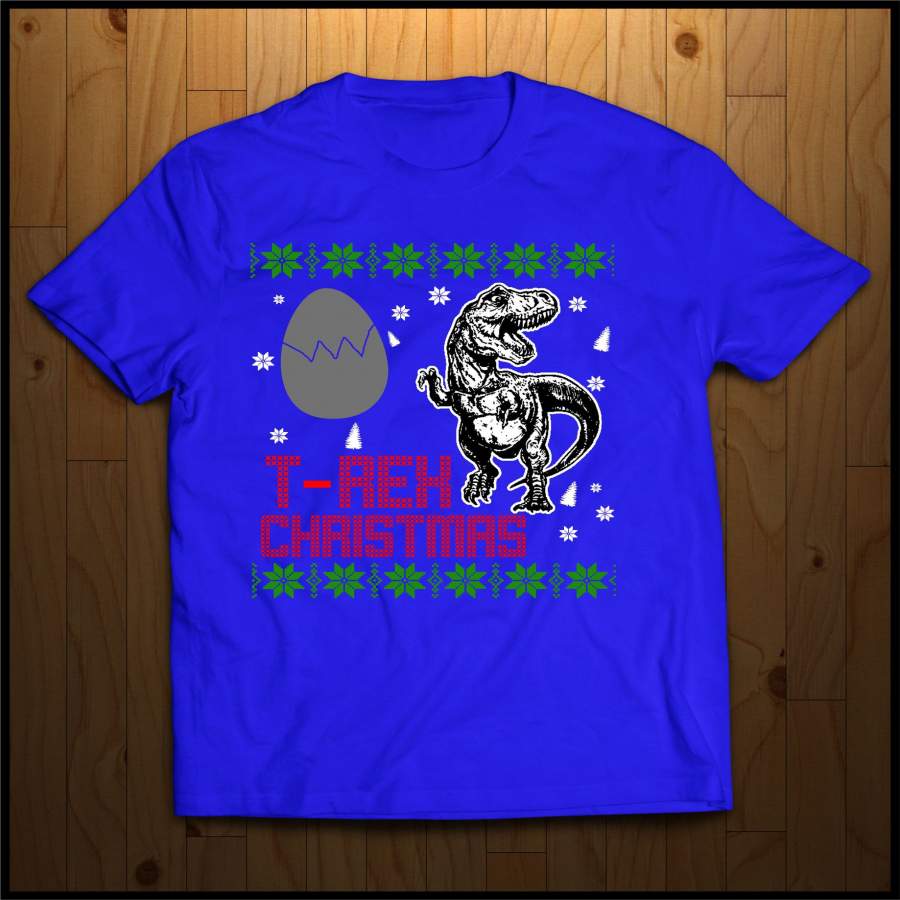 T-Rex Ugly Christmas T-shirts