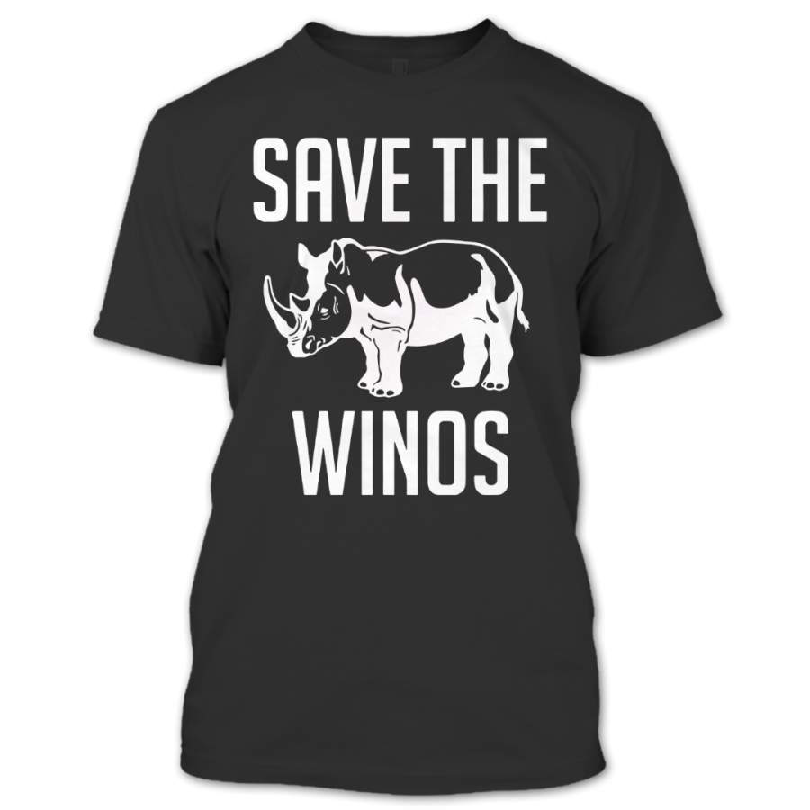 Save The Winos T Shirt. Winos Shirt. Animal Planet Shirt