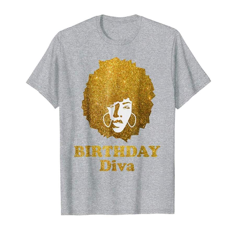 Birthday Diva T Shirt – Black Queen Shirt