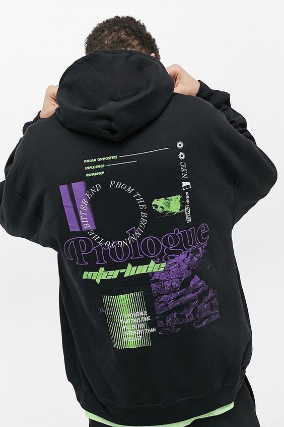 UO Prologue Black Hoodie