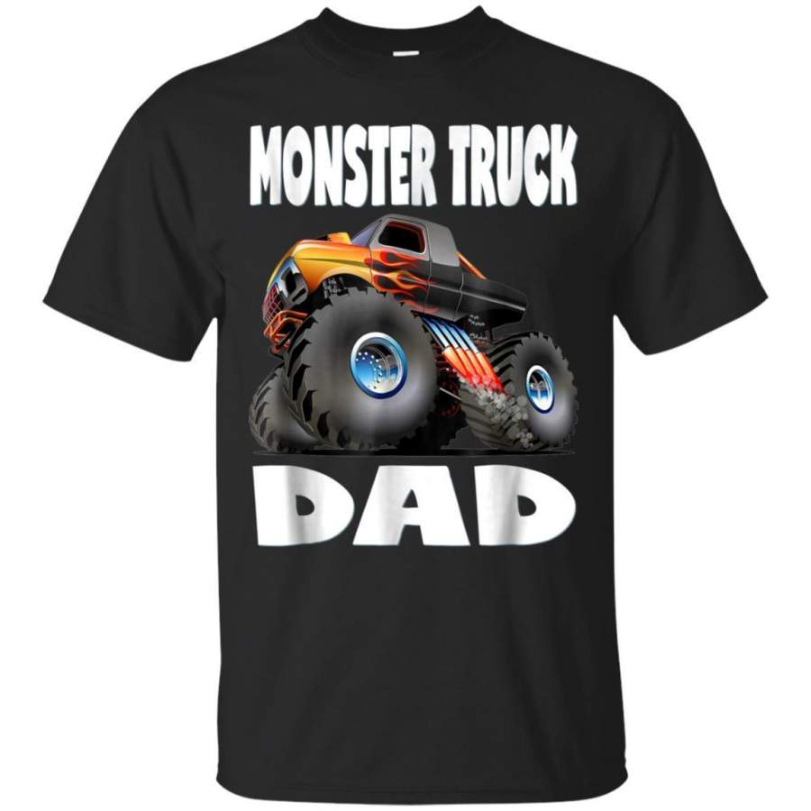 AGR Monster Truck Dad Retro Big Trucks Fathers Tshirt Jaq T-shirt