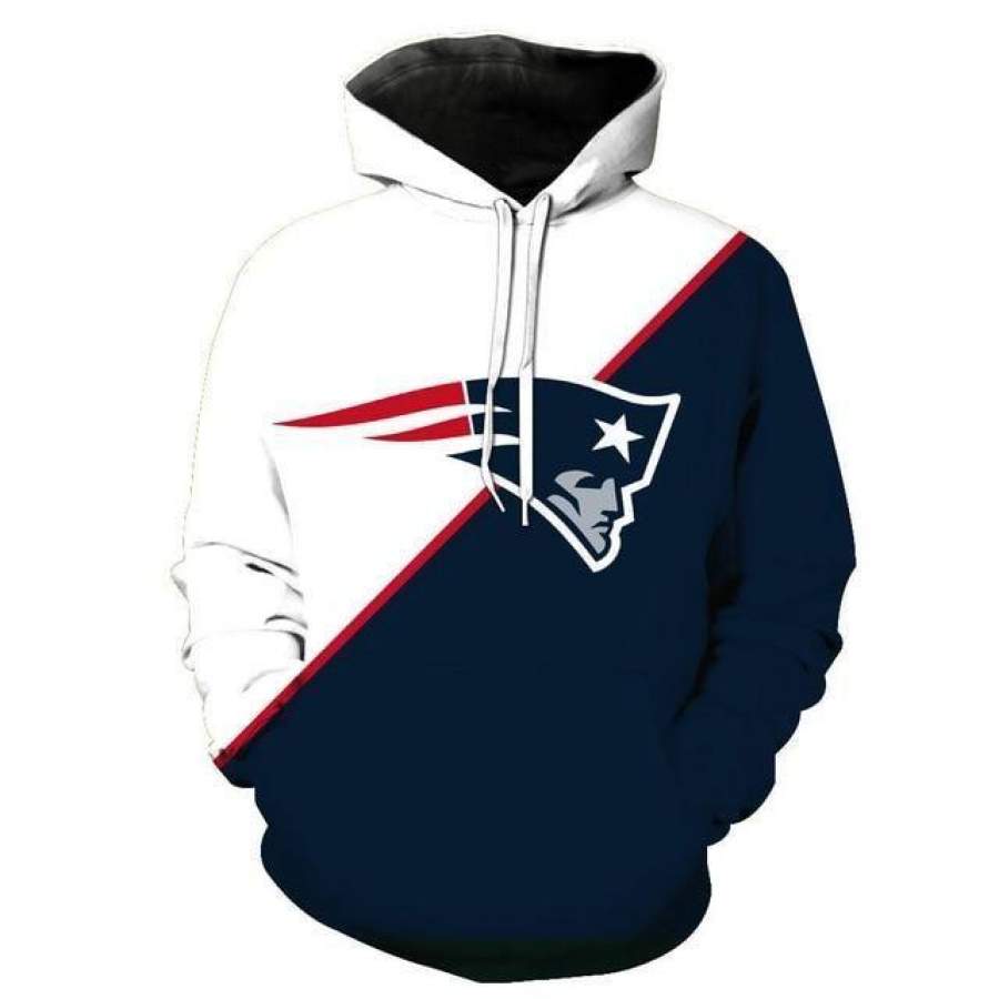 New England Patriots Hoodie 3D Style763 All Over Printed