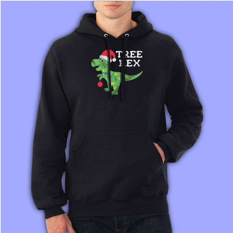 T Rex Christmast Logo Men’S Hoodie