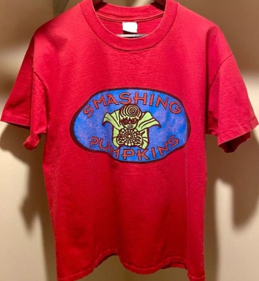 Vintage 1994 Smashing Pumpkins Anvil 90s Band Tee Siamese Dream Shirt Outfit